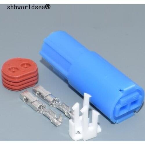 Shhworldsea 1.5mm female 2pin wire harness auto cable accessory connector
