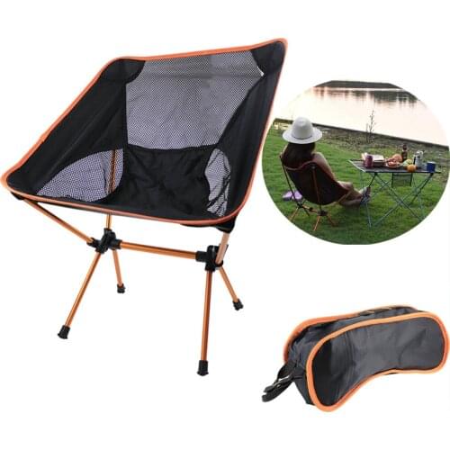 Camping Chair Folding Fishing Chair Ultralight Computer Picnic BBQ Beach Chairs Aluminiu Alloy Outdoor Camping Accessories