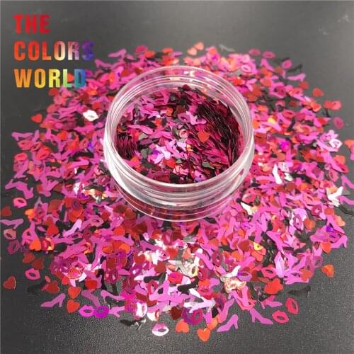 TCT-362 Valentines Day Glitter Nail Glitter Nail Art Decoration Makeup Tumbler Crafts DIY Accessories Party Supplier
