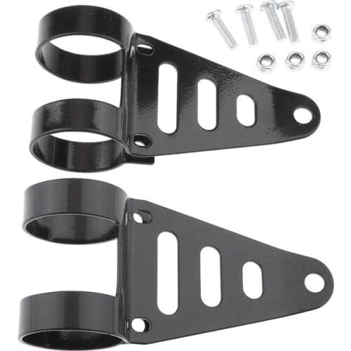 Universal 41-43mm Motorcycle Headlight Brackets Head Light Lamp Holder