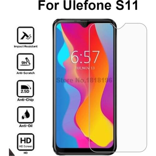 Tempered Glass For Ulefone Ulefone S11 Screen Protector 9H Premium Mobile Phone Film For Ulefone Ulefone S 11 S11 Glass Cover