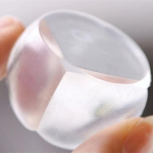 1/4Pcs Baby Caring Corner Guards Premium Clear Protectors Furniture Bumpers Anti-Collision Angle Round Safety Guards Sharp Edge