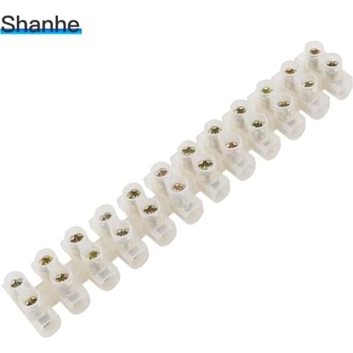 20A 12P plastic Barrier Terminal Strip Block X3-2012