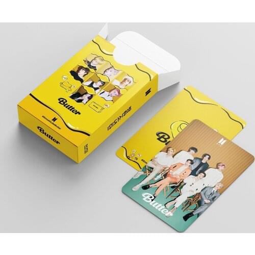 54PCS KPOP South Korean Groups Bangtan Boys Lomo Card Poster New Album Butter PhotoCard Wall Stickers JUNG KOOK V JIMIN SUGA