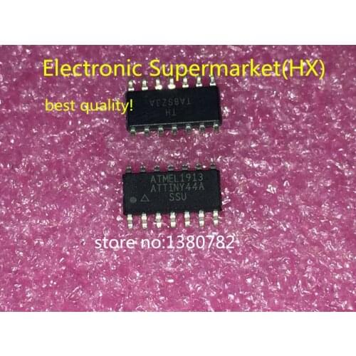 Free Shipping 100pcs/lots ATTINY44A-SSU ATTINY44 SOP-14 IC In stock