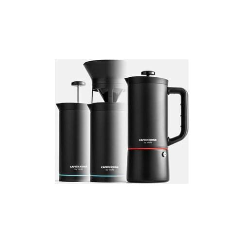 CAFEDE KONA Multifunctional Coffee Pot Stainless Steel Household Hand Punch Pot Moka Pot Cold Jade Pot French Press Pot