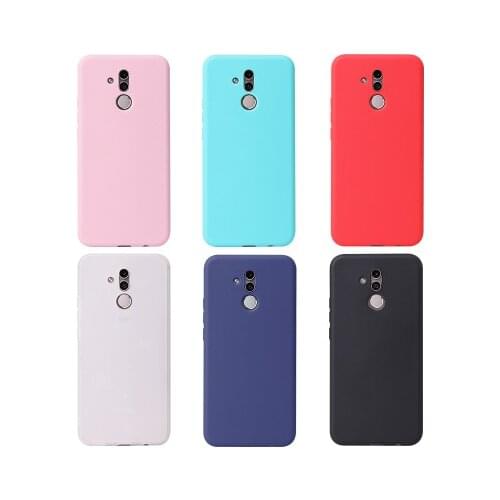 Huawei Mate 20 lite Candy Color Back Cover For Huawei Mate 20 lite Matte Silicon Soft case