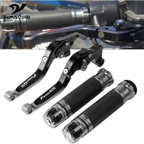 For BMW F650GS F 650GS 2000-2005 2008 2009 2010 2011 2012 Motorcycle Adjustable Folding Brake Clutch Levers Handlebar Hand Grips