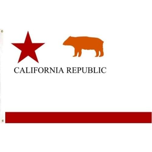 The State of California Flag Digital 90x150cm 3x5ft Russian bear Flag hobby Polyester flag