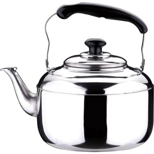 High Capacity Whistling Rust Resistant Stainless Steel Gas Electric Induction Kettle Water Kettles Camping Teapot