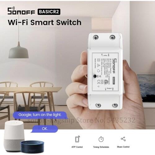 Itead SONOFF Basic R3 Wifi Smart Switch Module Via e-Welink Remote Control Wifi Switch Domotica Light Controller Switch Timer