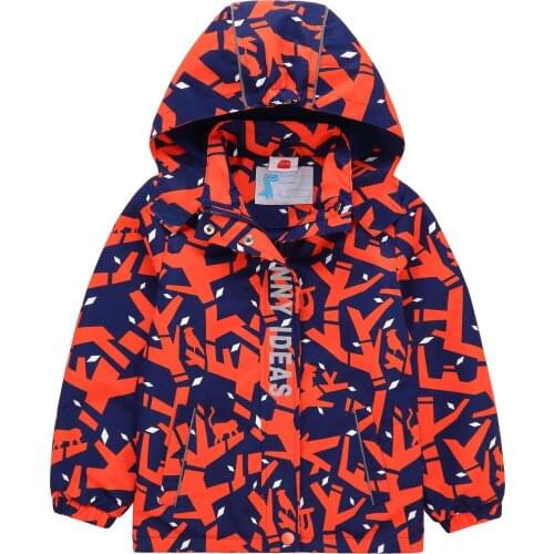 Boys Long Sleeve Hooded Camouflage Dinosaurs Thick Fleece Winter Jacket Coats Windbreak Softshell Warm Keeping Jacket Coats