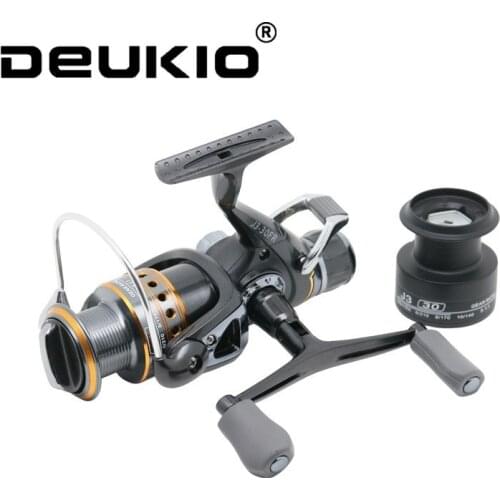 DEUKIO Reel for Fishing Metal Body Spool Spinning Reel Left Right Handle Fishing Spinning Wheel 5.5:1 Drag Carp Spinfisher Reel