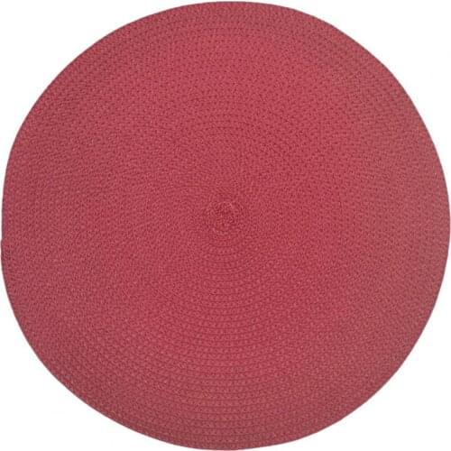 Table Mat Reusable Waterproof Easy Clean PP Durable Round Tea Coffee Cup Coasters Cafes Table Decoration Placemat