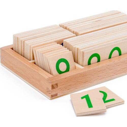Mathematics Number Card 1-9000 Pre-school Montessori Math Learning Toys