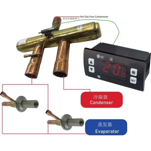 High performance & low cost compact solenoid valve is great choice for water chillers of laser equipments or household heat pump