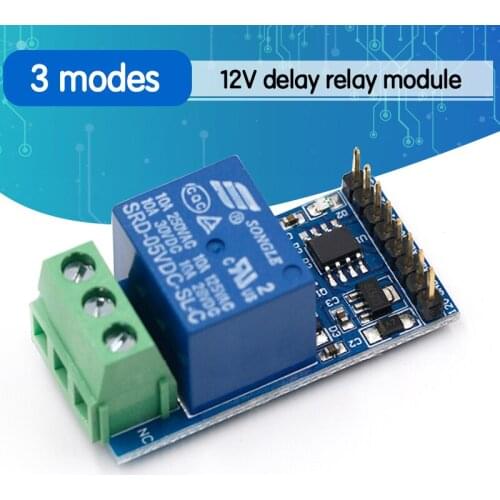 1 channel self-locking latching relay module , long locks, 30 seconds delay, self-locking mode with the microcontroller
