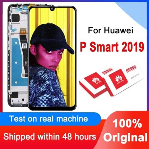 Original Tested 6.21'' 10-Touch Display Replacement For Huawei P Smart 2019 LCD Touch Screen Digitizer Assembly POT-LX1 L21 LX3