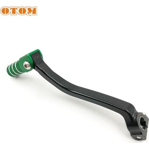 OTOM Motorcycle CNC Gear Shift Lever Shifter Arm Pedal Anti-fall Folding For KAWASAKI KX250F KXF 250 2009-2020 Dirt Bike Parts