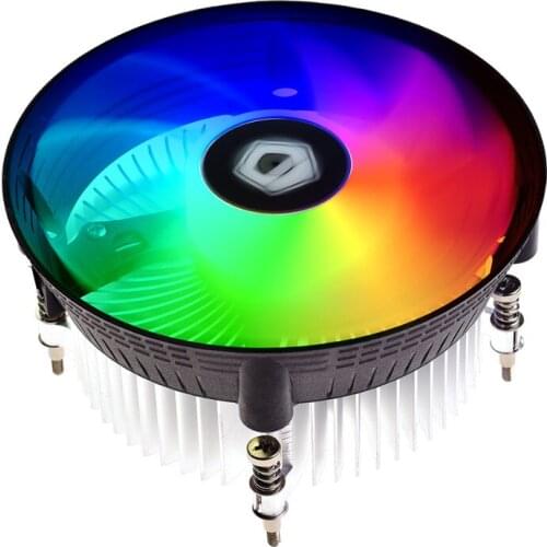 ID-COOLING DK-03i Rainbow RGB LED Lighting,120mm Big Airflow PWM Fan & Aluminum Heatsink, For Intel 100W CPU Cooler