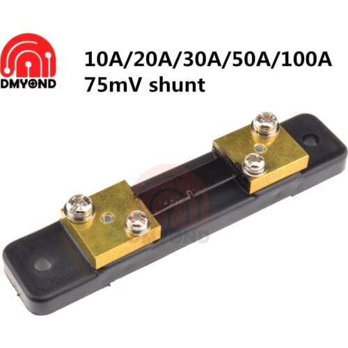FL-2 50A 75mV External Shunt Current Meter Shunt Resistor For Digital Voltage Meter Ammeter Amp Voltmeter Wattmeter Meter Tester
