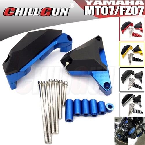 Motorcycle Engine Stator Case Guard Cover Protector Frame Slider Decorative Fit For YAMAHA MT 07 MT07 FZ07 MT-07 FZ-07 2014-2020