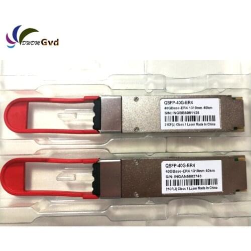 02311BKT QSFP+ 1310nm 40km LC SMF Optical Transceiver Module Compatible HW QSFP-40G-ER4