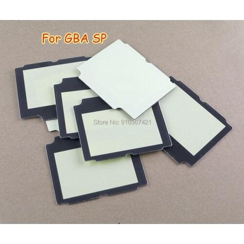 1pc/lot Replacement Black Plastic mirror For Game Boy Advance SP Screen Lens Protector For GBA SP Game Console