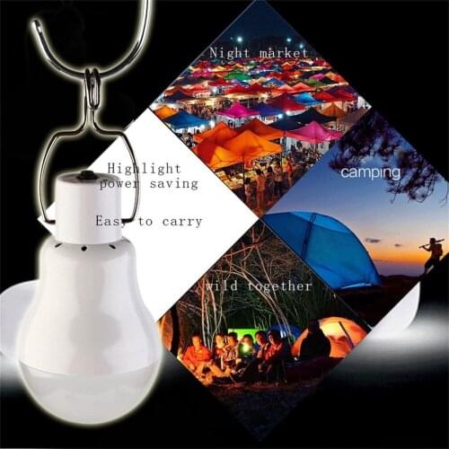 150Lumen 15W 6V Solar Lamp Power LED Bulb Lamp Solar panel Applicable Outdoor Lighting Camp Tent Fishing Lamp,Garden Light