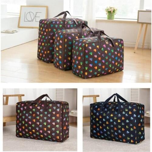 3Pcs/Set Durable Storage Bag Waterproof Oxford Quilt Blanket Large capacity Coat Clothes Toy Storage Bag Wardrobe Organizer