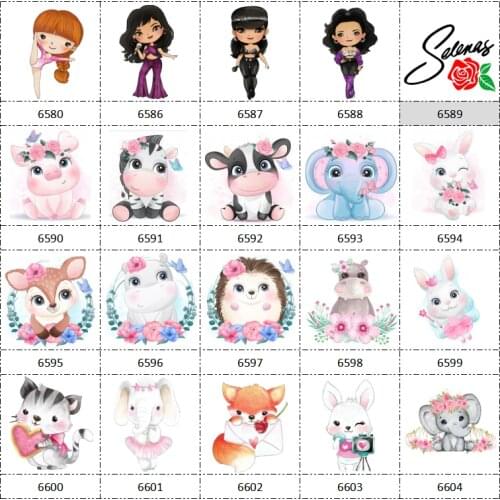 30 Pcs Planar Resin Flatback Dancer Super Star Girl Animal Cartoon Resin for Crafts Jewelry Making Birthday Girl DIY Accessories
