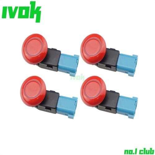 4 Pcs Sensors Assy, Parking Distance Control PDC For Honda Civic 1.8L 2006-2012 08V67-S9G-7M003 08V67S9G7M003
