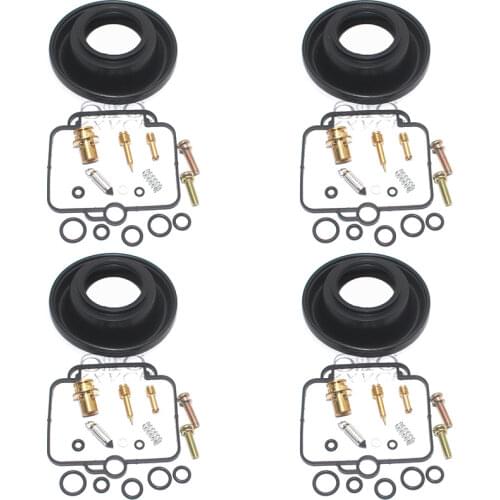 4set for GSX-R1100/W 1993-1998 GSXR1100 GSX-R 1100 Motorcycle carburetor repair kit plunger diaphragm rubber