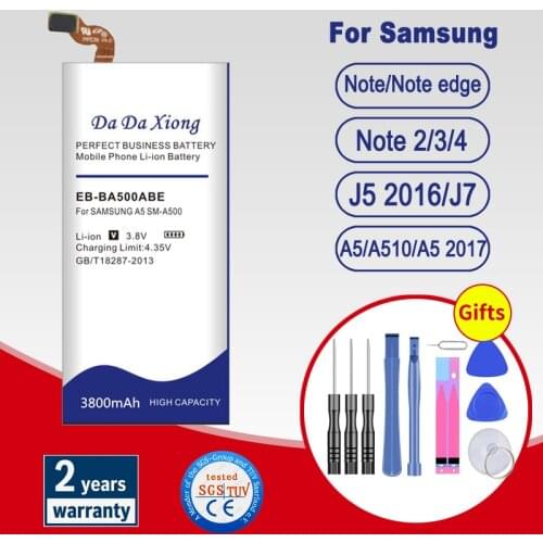 Battery For Samsung A5 2017 A510 J5 2016 J7 2016 Note Edge 2 3 4 B800BC EB-BA500ABE EB-BJ510CBC EB-BJ700CBE EB-BA510ABE