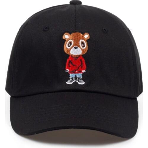Newest Bear Dad Hat Lovely Baseball Cap Summer For Men Women Snapback Caps Unisex Exclusive Release Hip Hop Kanye West Ye Hat