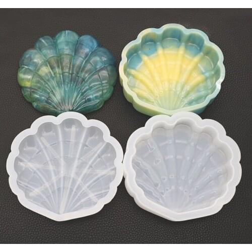 Diy crystal drop gel mold shell receiving box die setting table resin silicone mold