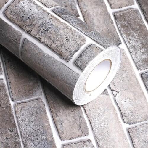 Extra Thick Wall Stickers Pvc Self-Adhesive Wallpaper Stone Pattern Stickers Imitation Dali Waterproof Wall Stickers Wallpapers