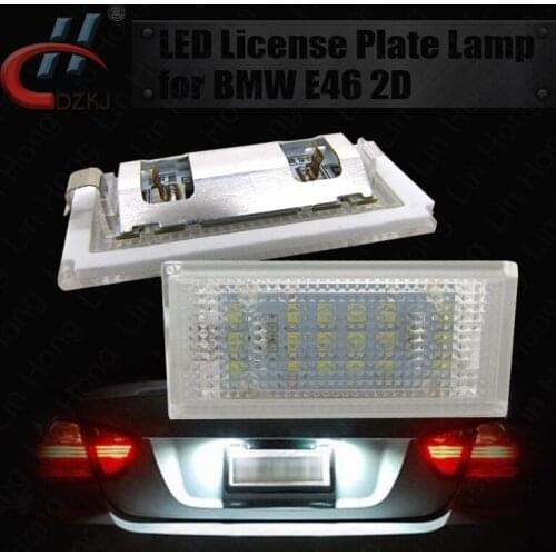 License lamp is applicable to for BMW E46 2D (98-03) led license