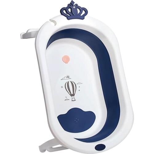 New Infant folding children bathtub plastic safety material baby shower bath tub