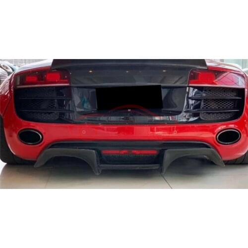 Suitable for Audi R8 carbon fiber rear lip, rear lip, small wrap, spoiler, auto parts