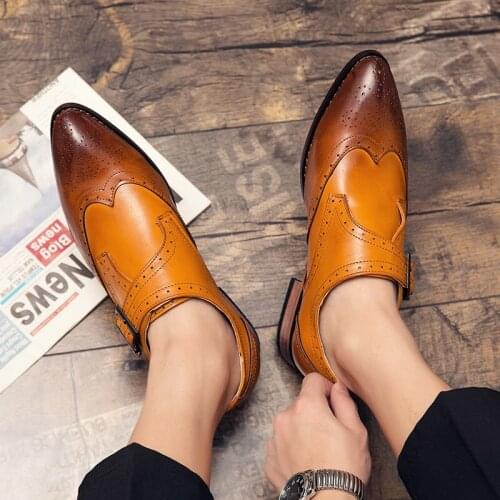 Casual Fashion Shoes Lather Shoes For Men Moccasins Fashion Brown Leather Mens Old Skool Formal Piergitar Trend Italian Casual