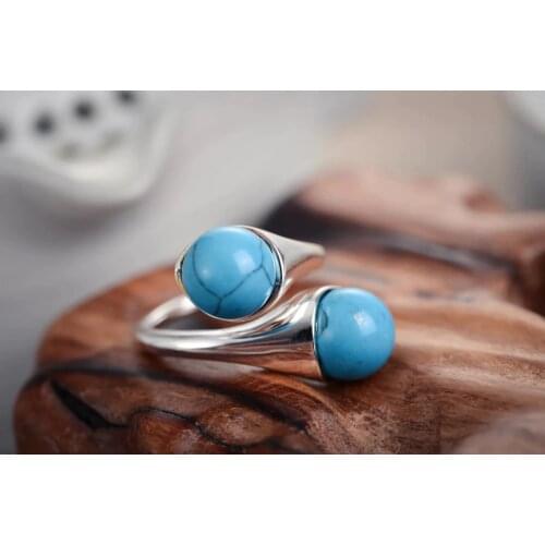 Luxury Girls Ring NewLuxury Gold 925 Sterling Natural Green gem Stone Black Green stone RINGS 6 7 8 9# for women jewelry