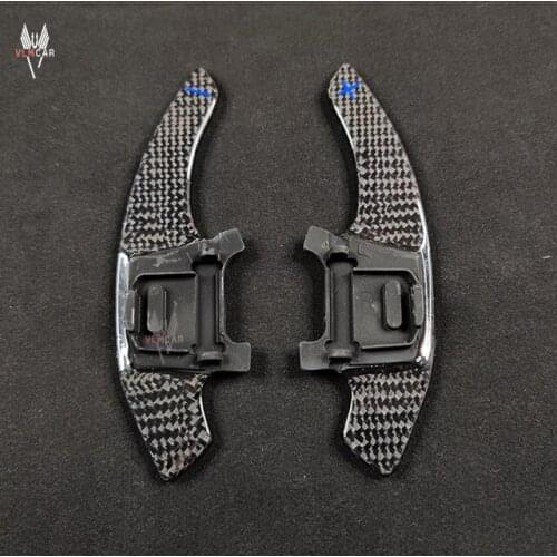Carbon Fiber DSG Steering Wheel Paddle Extension Shifter Switch Shift for VW Golf GTI R Scirocco R20 R36 CC