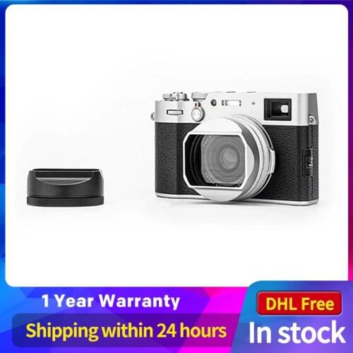 YC Onion Lens Hood Shade for Fujifilm X100V with 23mm Adapter Ring in Aluminum Alloy