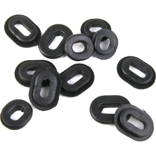 24 Pieces Oval Round Rubber Side Cover Grommets For CG125 Motorcycle Honda Motorcycle Accessories & Parts