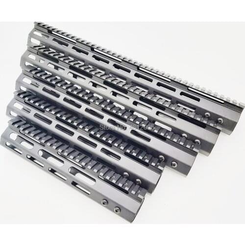 7 9 10 12 13.5 15 inch tactical MLOK handguard Free Float Super Slim ar 15 Handguard Quad Rail steel Nut for M4 M16