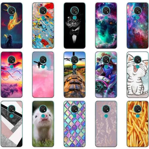 For Nokia 7.2 Case For Nokia 6.2 Case Silicon Soft Back protected Phone Cover For Nokia7.2 Nokia6.2 Case 6.3" Bag Bumper Fundas