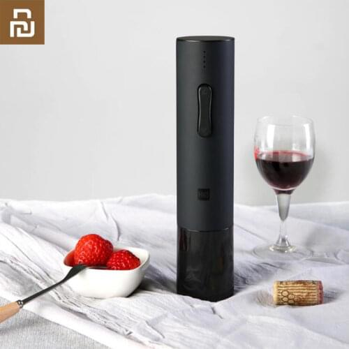 Xiaomi Electric Wine Opener Automatic Electric Wine Bottle Corkscrew Opener with Foil Cutter One-click Button Wine Bottle Opener