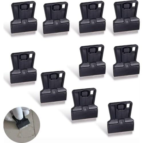 FOSHIO 10pcs Car Sticker Decals Remover Window Tint Ceramic Glass Oven Paint Razor Scraper Vinyl Film Glue Cleaning Squeegee