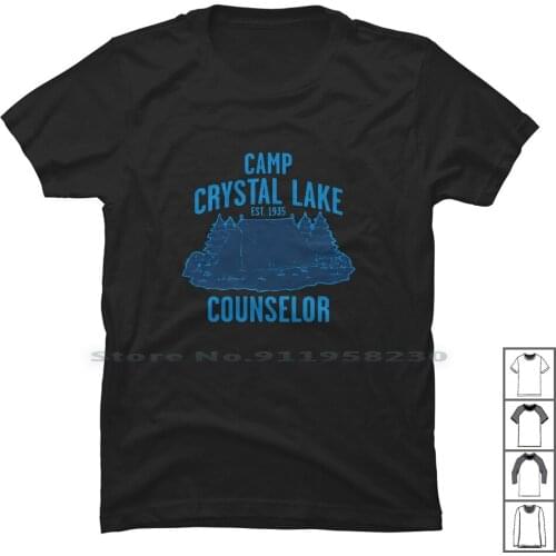 Crystal Lake 1 T Shirt 100% Cotton Crystal Music Humor Lake Fun St Ny Ak Funny Music
